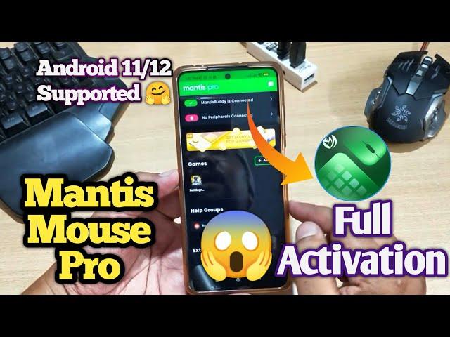 Mantis Mouse Pro Single Mobile Activation  Play Mobile Games Keyboard & Mouse  New Keymapper 2022