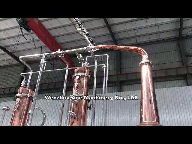 Moonshine Brandy Gin Whisky Vodka Copper Stills For Distillery Equipment