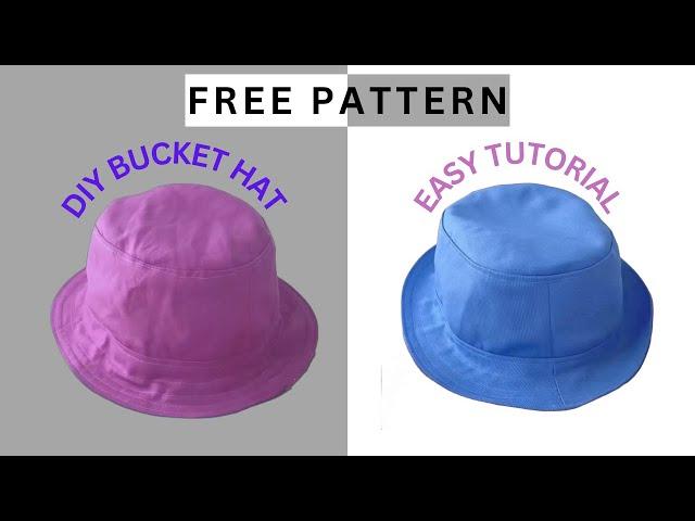 Make Your Own Reversible Bucket Hat: Simple Sewing Tutorial With Free Pattern!