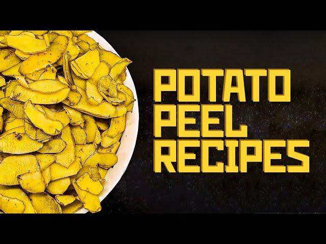 POTATO PEEL RECIPES  - budget cooking with Boris