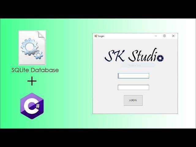 Login Form in C# Windows Form Using SQLite Database with SQL Injection Protection