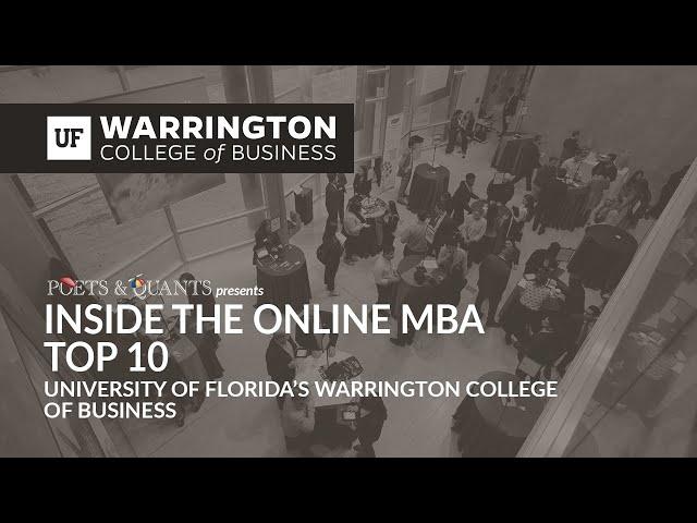 Inside The Online MBA Top 10: Unversity Of Florida Warrington College Of Business