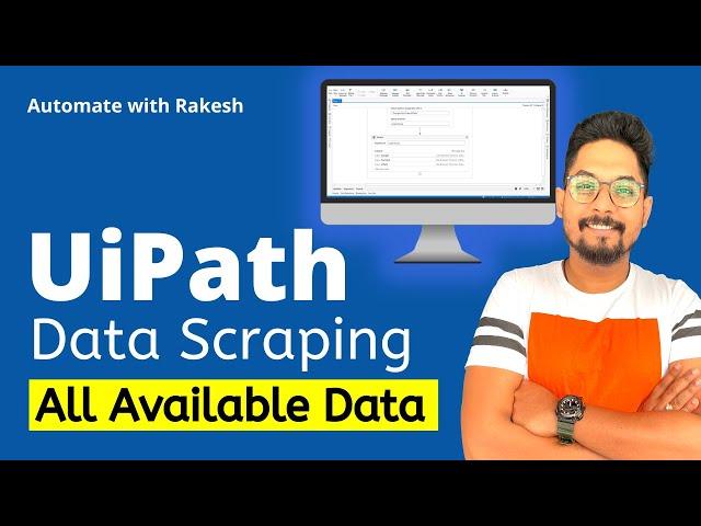 UiPath Dynamic Data Scraping ALL Availalbe DATA