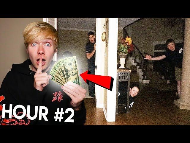 Last To Get Caught Wins $200 - HIDE AND SEEK CHALLENGE | Sam Golbach