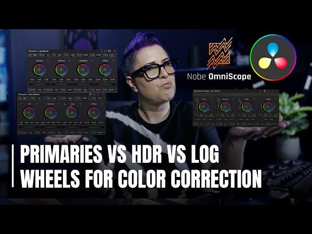 Knight Light EP8: Hollywood Colorist Compares the Primaries, LOG, & HDR Wheels in Davinci Resolve