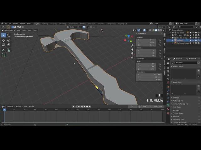 Rip Region Tool (EXPLAINED) FREE Blender for 3D Printing Course