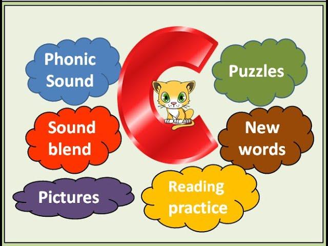 Phonics Sound | Phonic Sound of c | Alphabet sounds | Phonics A to Z | learn with ease