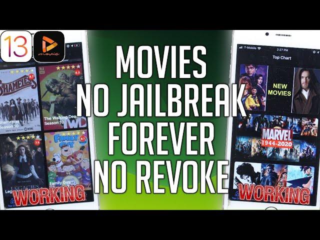 NEW Watch Movies & TV Shows iOS 13 - 13.4 / 12 FREE NO JAILBREAK NEVER REVOKE Jailbreak iPhone