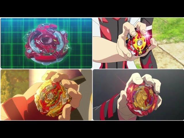 All First Appearances of Spryzen in Beyblade Burst Season 1-7