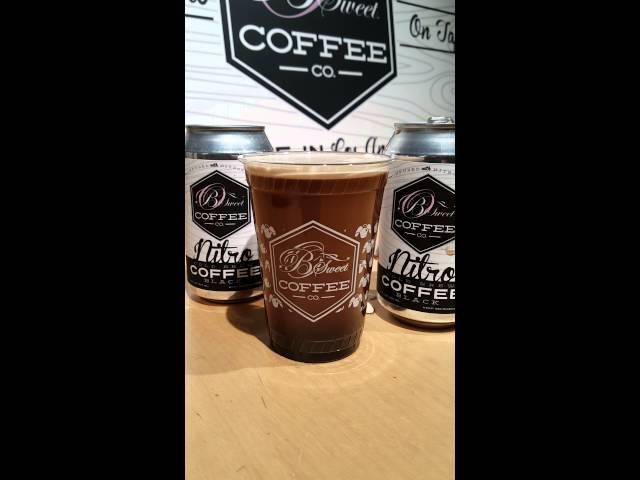 B Sweet Nitro Cold Brew Coffee Can