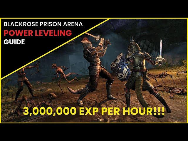 Blackrose Prison Arena - Power Leveling Guide!!!