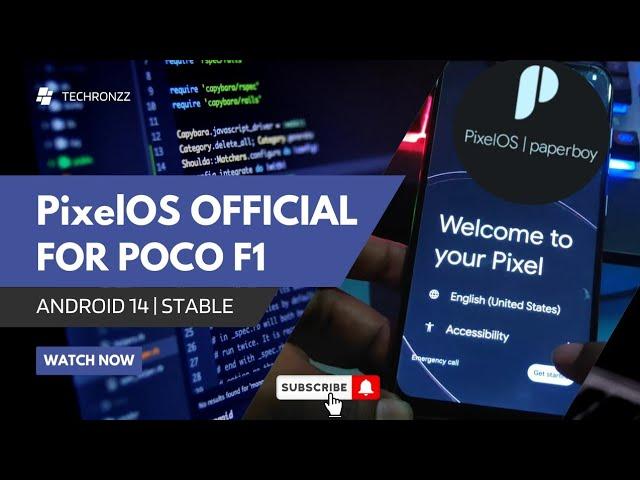 Pixel OS Rom Android 14 Official For Xiaomi Poco F1 | Latest Update | 29.06.2024 |