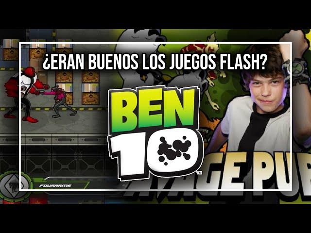 ¿Recuerdas los juegos Flash de BEN 10?