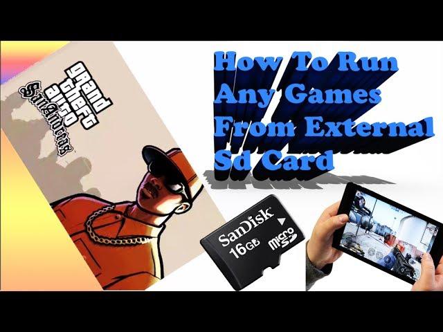 How To Run Obb Data Games From External SD Card In Any Android 100% Working!