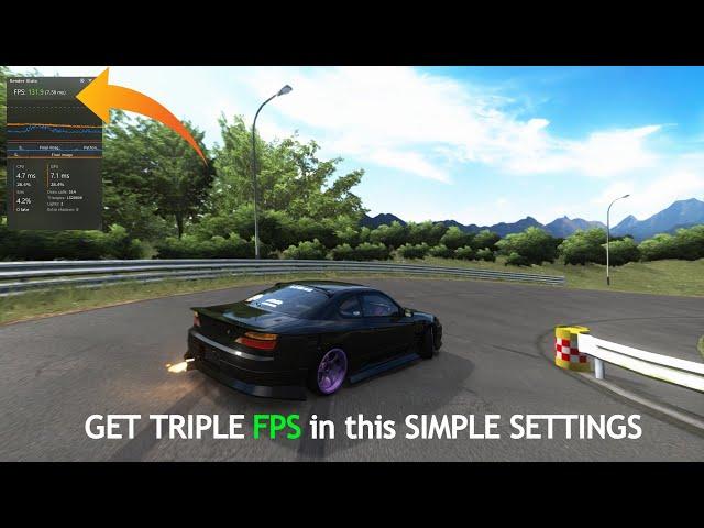 Assetto Corsa | How To Get The Best FPS Settings ( Improve Latency & Performance )