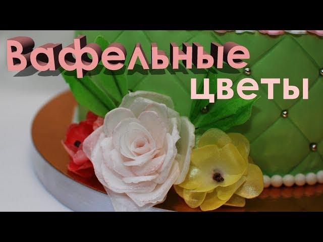 Цветы из вафельной бумаги. Розы из вафельной бумаги. Вафельные розы.