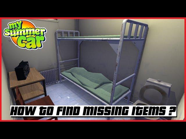 My Summer Car - How to find missing items ? 2022 | Ogygia Vlogs