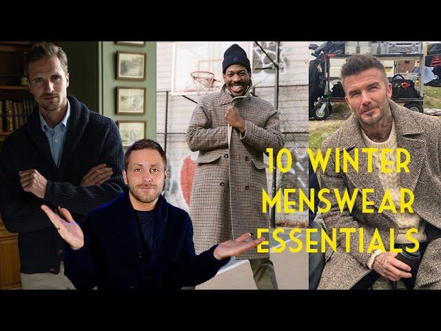 10 Winter Menswear Essentials You Need To Elevate Your Style!