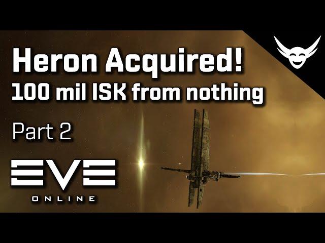 EVE Online - Heron in Nullsec - First 100 mil Challenge - Part 2