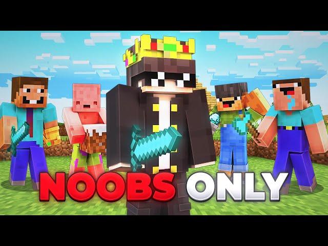 How I Saved this 'NOOB ONLY' Minecraft Server!