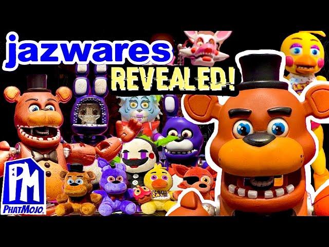 FNAF JAZWARES MERCH OFFICIALLY REVEALED! - Action Figures, Plushies, + MORE!