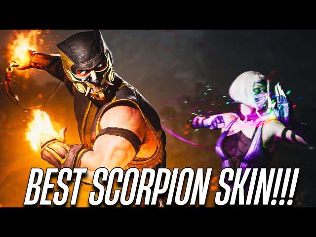 Mopping Everyone With The NEW Scorpion Skin - Mortal Kombat 1: High Level "Scorpion" Gameplay