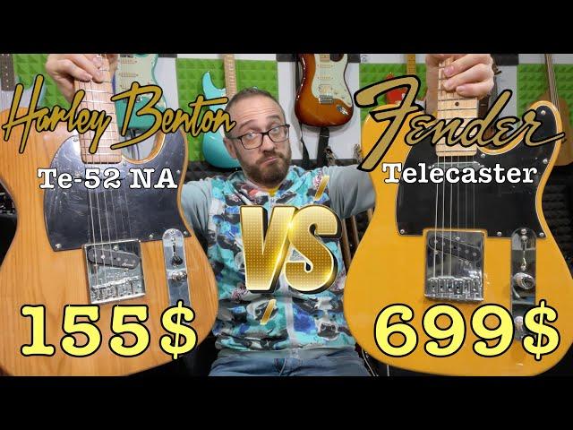 Fender Player Telecaster VS. New Harley Benton Te-52 NA !!!!