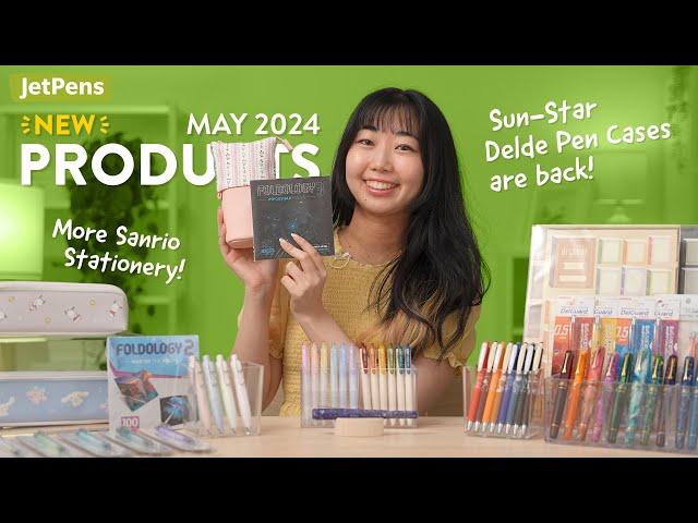 NEW at JetPens! More Sanrio Stationery and Sun-Star Delde Pen Cases! | May 2024 