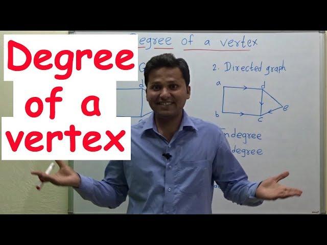 Degree of a vertex in Graph | Graph Theory #6