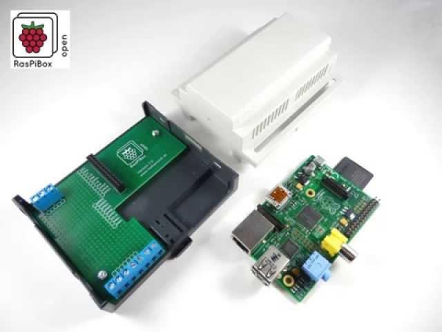 RasPiBox Open - DIN rail solution for Raspberry Pi