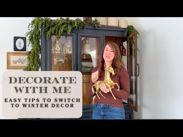 After Christmas Winter Decorating Ideas | Decorate With Me!