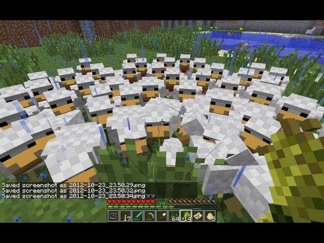 How to Farm Chickens Minecraft