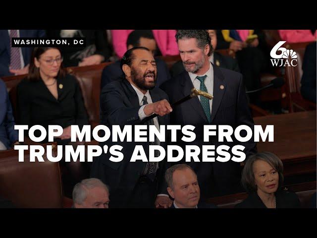 Top moments from Trump's joint Congressional address