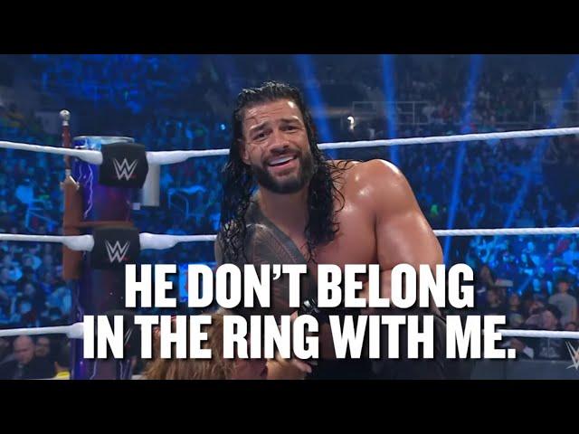 Roman Reigns has the best trash talk