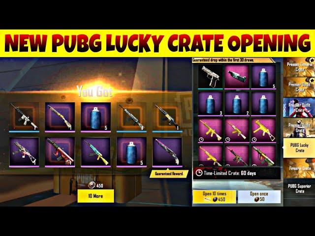 NEW PUBG LUCKY CRATE OPENING - PUBG LITE NEW CRATE OPENING VIDEO -  PUBG MOBILE LITE - TIGER GAMER