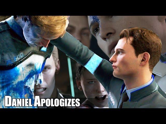 Detroit Become Human - Deviant Daniel Apologizes To Connor (The Hostage - Last Chance Connor)