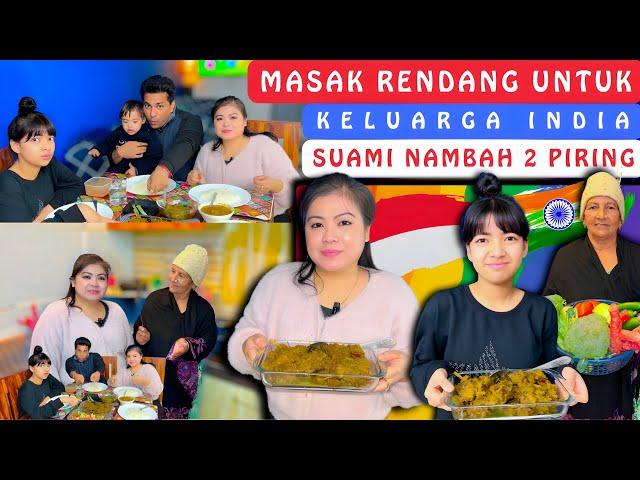 Masak Rendang Kambing Untuk Keluarga India‼️Tinggal Di India‼️