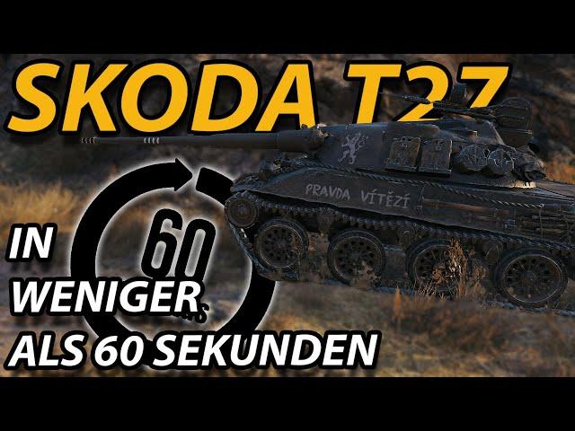 Der SKODA T27 in WENIGER als 60 SEKUNDEN - ShortsReview