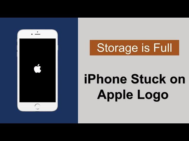 How to Fix iPhone Stuck on Apple Logo If iPhone Storage is Full