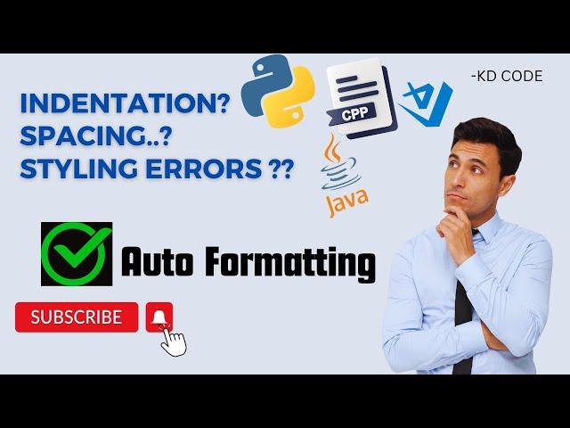 Auto-formatting Code VsCode | python | cpp | java