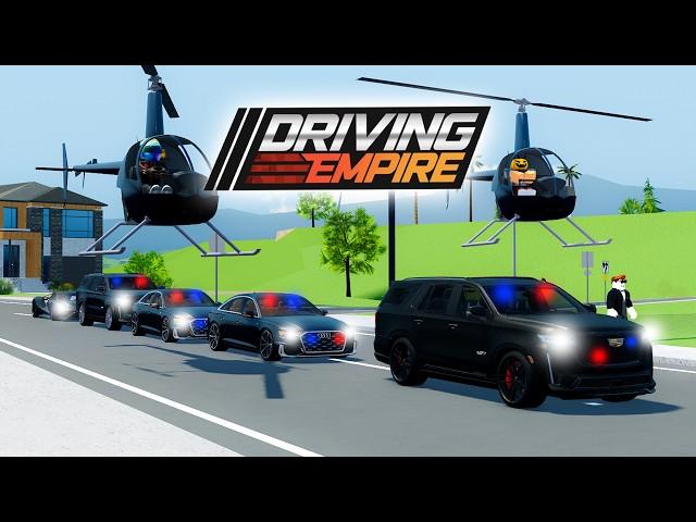 Epic Presidential Convoy In Driving Empire!