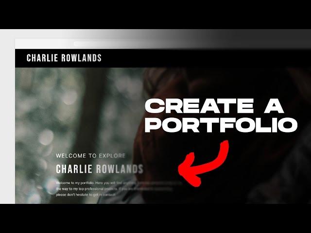 Creating a Website for your Portfolio - (Portfoliobox)