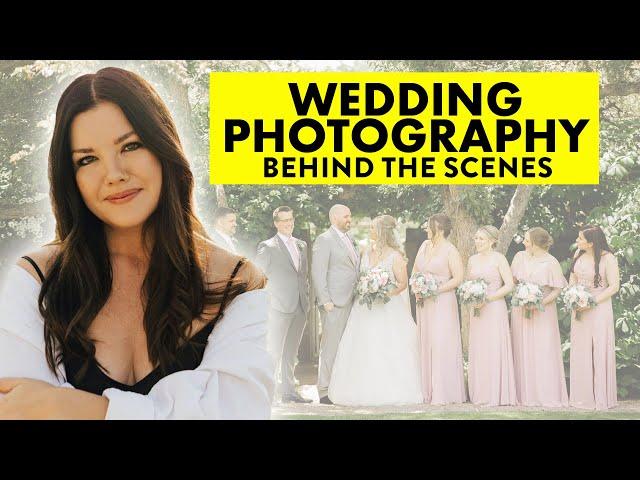 How My Wife Lindsay Photographs a Wedding Day. Behind the Scenes Wedding Photography.