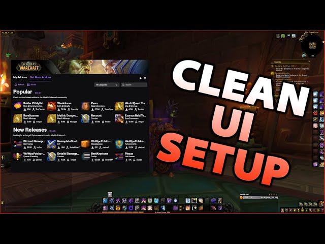 WoW CLEAN UI Setup | Addons Guide