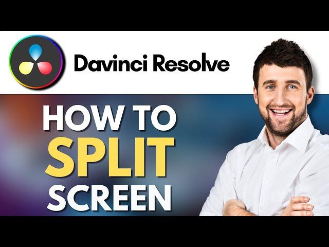 How To Split Screen in Davinci Resolve 18 | Easy Split-Screen Effect | Tutorial