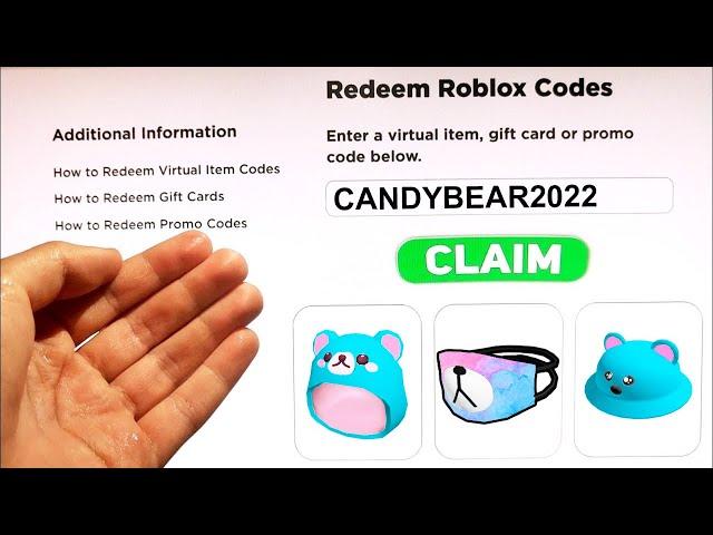 2022 *5 NEW* ROBLOX PROMO CODES All Free ROBUX Items in SEPTEMBER + EVENT | All Free Items on Roblox