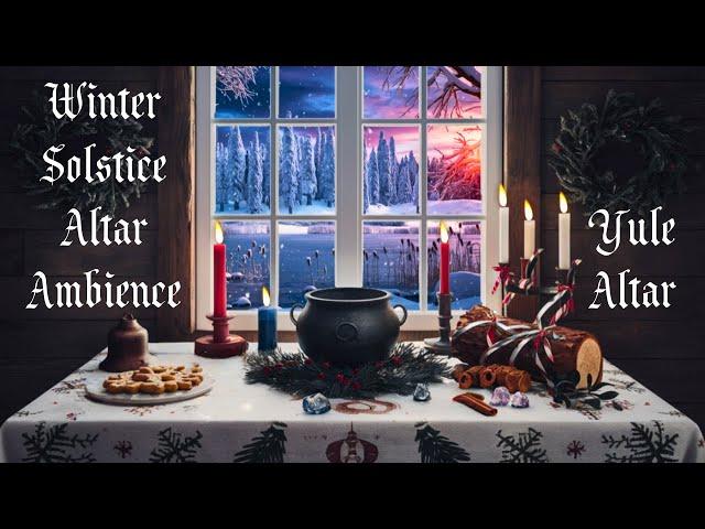 Winter Solstice Yule Altar | Celtic Folk Music & Altar Inspiration for a Cozy Celebration