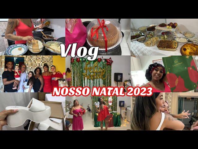 VLOGÃO: Nosso NATAL 2023|Comprinhas| Preparativos pra ceia | 2 Amigo oculto +GANHEI PRESENTES 