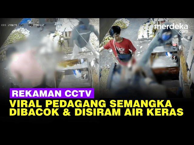 Kronologi & Fakta Viral Pedagang Semangka Tewas Dibacok hingga Disiram Air Keras