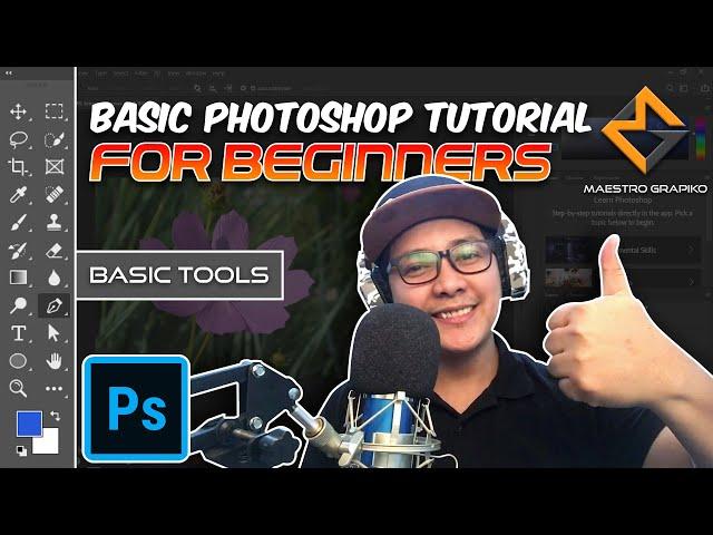 Adobe Photoshop for Beginners Basic tools (Clear Explanation) Part 1